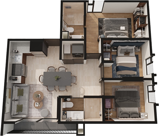 apartamento b